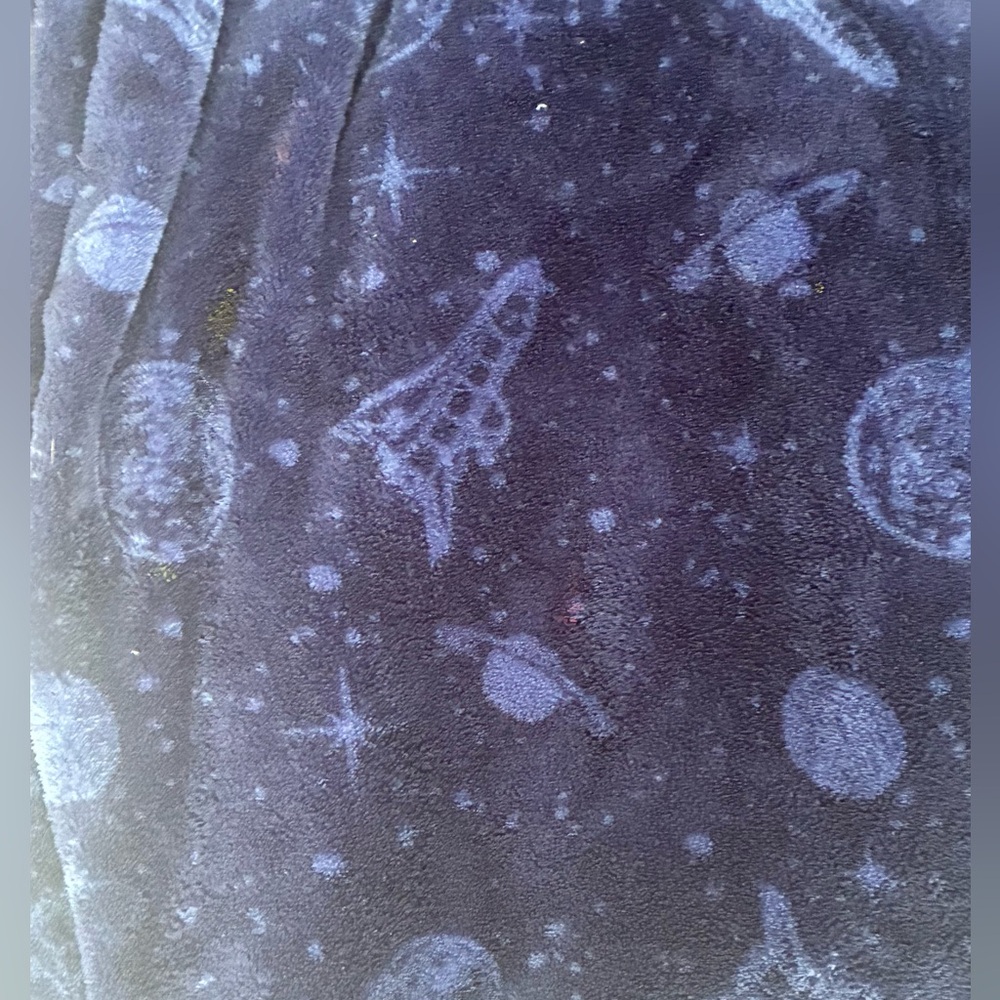 YOUTH ROBE BLUE OUTER SPACE GEORGE KIDS - Picture 7 of 8